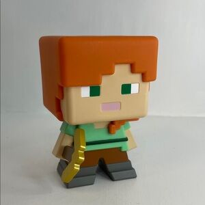 Mattel Minecraft Alex With Golden Pick Axe Mega Figure 4”Toy Figurine 2018
